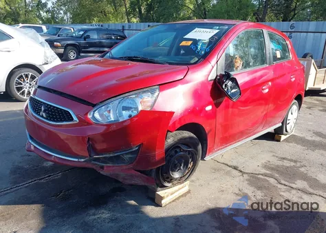 2019 Mitsubishi Mirage Es/Rf из США, поврежденный, VIN ML32A3HJ1KH002965